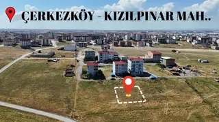 Çerkezköy Kızılpınar'da Büyük Fırsat 300m² Tek Tapu İmarlı Arsa
