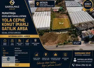 Muratpaşa Güzelbağ Mahsinde Yola Cephe Konut İmarlı Satılık Arsa Muratpaşa Güzelbağ Mahsinde Yola Cephe Konut İmarlı Satılık Arsa