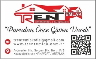Trent Emlak'tan Satılık Akseki Aşağıışıklar'da 540 M2 Tarla
