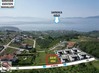 Serdivan Esentepede Eşsiz Göl Manzaralı 820 M2 Villalık Arsa