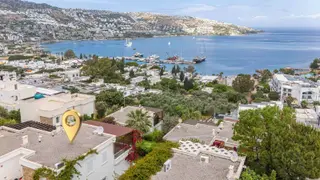 Gündoğan Sahilde Muhteşem Deniz Manzaralı Villa