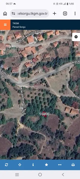 Dursunbeyde Alaçamda 65 M Bahçe Alaçam Da 65 M Köy İçinde Bahçe