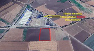 Fabrika Yanı 9 Dekar Yatırımlık Tarla