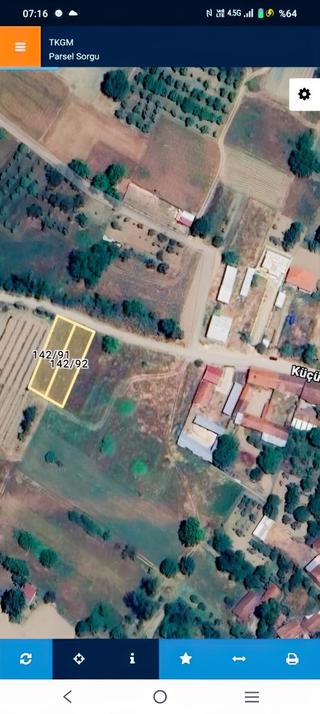 İnegöl Küçükyenice'de İmarlı Arsa 1/2 Hisse