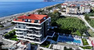 Alanya Kestel'de Deniz Manzaralı Sıfır Eşyalı 1+1 Daire