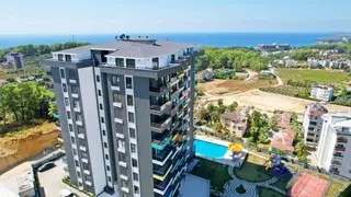 Alanya Avsallar 1+1 Muhteşem Kompleks Deniz Ve Doğa Manzaralı Daire
