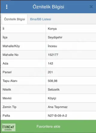 İtuncay Dan İncesu Mh Satılık Arsa