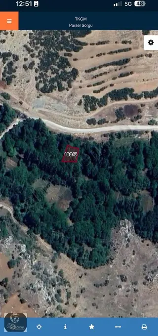 Burdur Merkez Kayış Köyünde Satılık Bahçe 309 M2 Tek Tapu !!!
