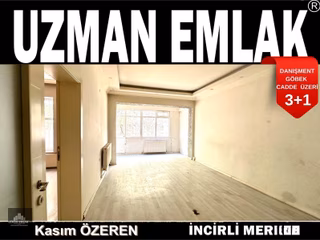 Uzman Emlak'tan Danışmanet Göbekte Giriş Kat Bahçe Çıkışlı 3+1 Daire