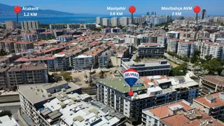 Karşıyaka Şemiklerde İzbana Yakın | 2+1 | 4. Kat | Balkonlu
