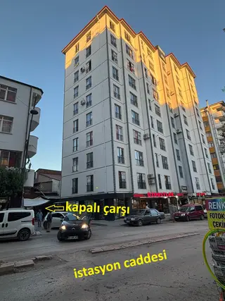 İstasyon Caddesinde Kiralık 2+1 Sıfır Ofis