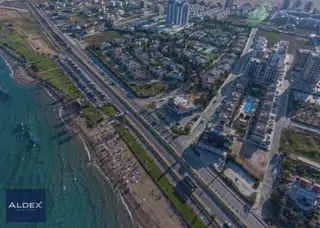 Kuzey Kıbrıs Yeni İskele Long Beach Deniz Manzaralı 1+1 Satılık