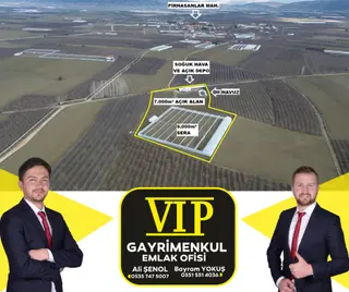 Vıp Gayrimenkul' Den Pirhasanlar Mah. 12.600 M² Sera +ev+ Ardiye