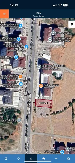[frt]imam Efendi Bulvarında Satılık Ticari+konut Arsası