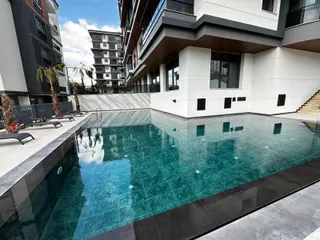 Site İçerisinde Sıfır Eşyasız 2+1 Daire Havuz Hamam Saunafitness
