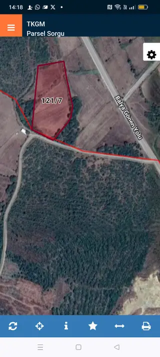 Balıkesir Balya Örenköyde Satılık Tarla