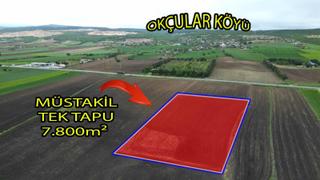 Vize Okçular 7.800m2 Uygun Fiyatlı Tek Tapu Tarla