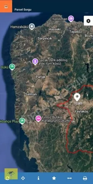 Karaburun Yayla Köy'de Satılık Tarla