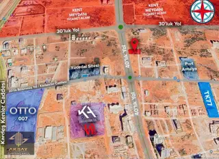 Akbay'dan 40'lık Yolda 1269m2 Konut+ticari Müstakil Köşe Parsel