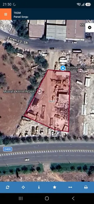 Yasin Batan'dan Evren Sanayi Ana Yola Sıfır Ticari Arsa!