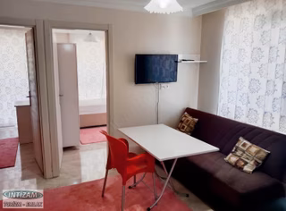 Isparta Çünür'de Eşyalı 2+1 Kiralık Apart Daire
