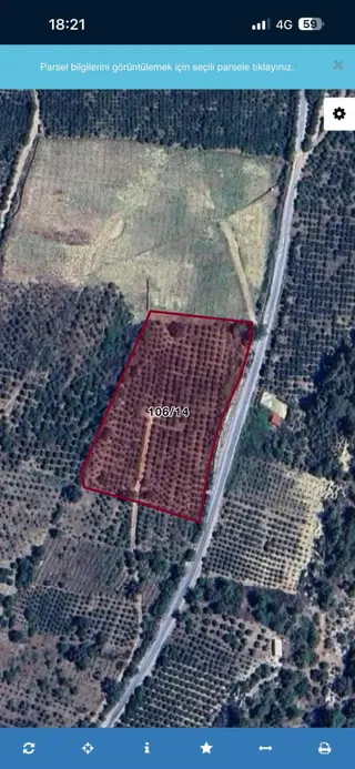 Aziz Emlak'tan Mezitli Takanlı Köyü'nde Satılık 7..424 Metre