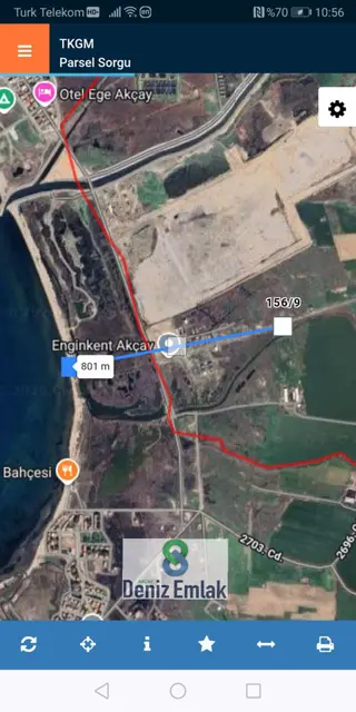 ∞ Denizden ∞ Edremit Çıkrıkçı Da 328 M2 Denize 800 M Satılık Arsa