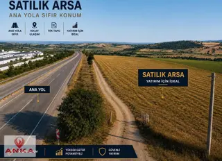 Bandırma Aksakalda 82 Mt Ana Yol Cepheli 10.647 M² Arazi - 1