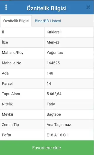 Sahibinden Kırklareli Merkez Yoğuntaş 5.662 M² Tarla