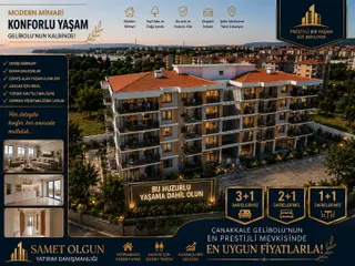 Gelibolu'nun En Prestijli Projesinden 3+1 Satılık Daire