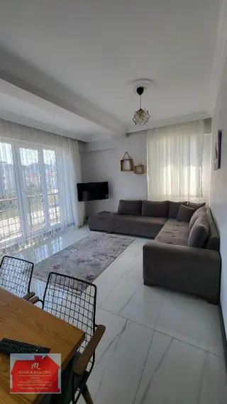 Atakum Türkiş'te 55m2 Eşyalı 1+1, 4. Kat, Çift Balkonlu, Geniş