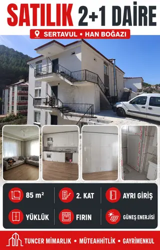 Sertavulda Han Boğazında 2+1 Satılık Daire