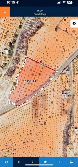 Oğuzeli Subaşında Asvalta Sıfır 6.700 Metre Tek Tapu Arazi