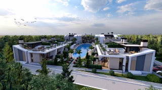 Kıbrıs, Girne'de Atoll Raın 1+1 Satılık Daire
