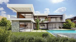 Kıbrıs Girne'de Kanyon Villaları 4+1 Satılık Villa