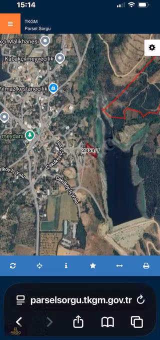 Asgo Dan Bandırma Çakılköy De Yatırımlık Bahçe
