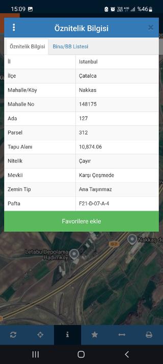 Sahibinden Çatalca Nakkaşda Uygun Fiyatlı Yer