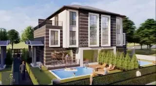 Başiskele Paşadağ'da Müstakil Havuzlu 5+1 Villa