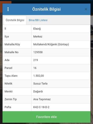 Mollakendi Güntaşında Muhtelif Tarla