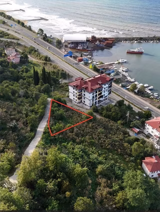 Ordu Kumbaşı'nda Deniz Manzaralı 456m2 Konut İmarlı Satılık Arsa