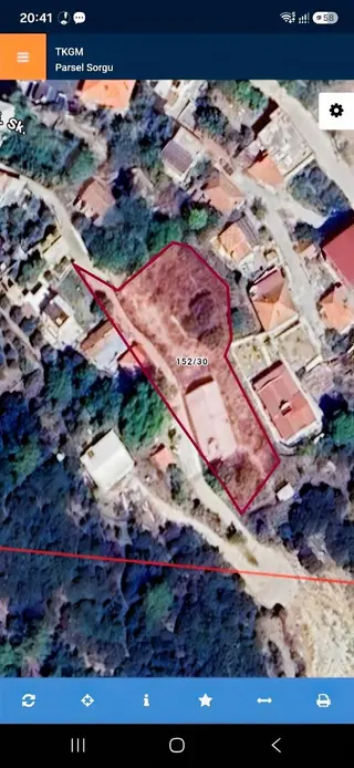 İzmir Menderes Ahmetbeyli Köyiçi İmarlı Satlık Bahçeli Kargir Ev