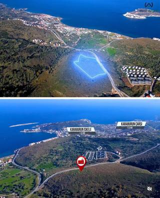 Karaburun Seyranyüzü Kuyucakta Full Deniz Manzaralı Yatırımlık 14550 M2 Tarla