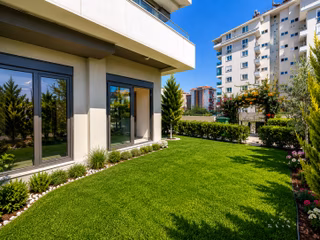 Alanya Avsallarda Özel Bahçeli 1+1 Sıfır Satılık Daire