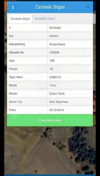 Kırıkkale Keskin'de Satılık Marjinal Raporlu Ges Arazisi