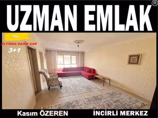 Uzman Emlak'dan Refik Saydam Cadde Üzerinde Kot 1'de ( Altında Daire Var ) Çift Balkonlu 3+1 Daire
