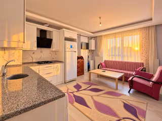 Çarşı İçinde Apartmanda Kalanlar Hep Aile 1+1 Eşyalı Kiralık