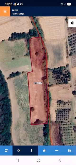 Çanakkale Biga Sinekçi Köyü Müstakil Tapulu Satılık Tarla