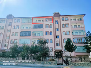 Lüx Erzurum'dan Yıldızkent'te Park Karşısı 3+1 Orta Daire