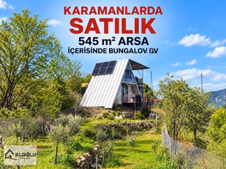 Karamanlarda 500 M2 Arsa İçerisinde Bungalov Ev