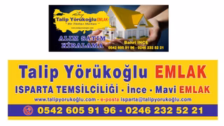 Kiralık Daire Talip Yörükoğlu Isparta Tem .ince Mavi Emlak'tan